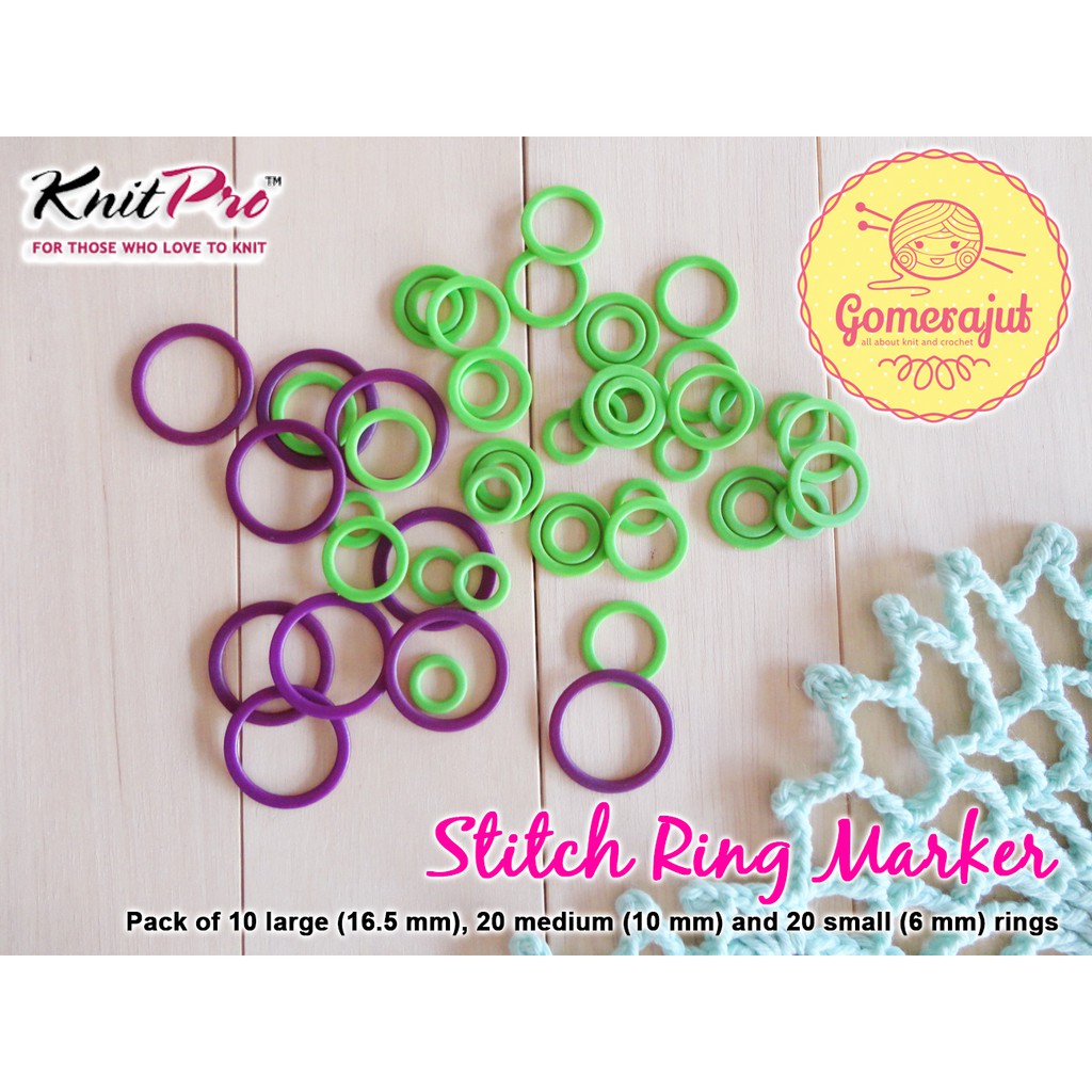Gomeknit KnitPro Stitch Ring Marker Hand Craft Knitting Tool Shopee