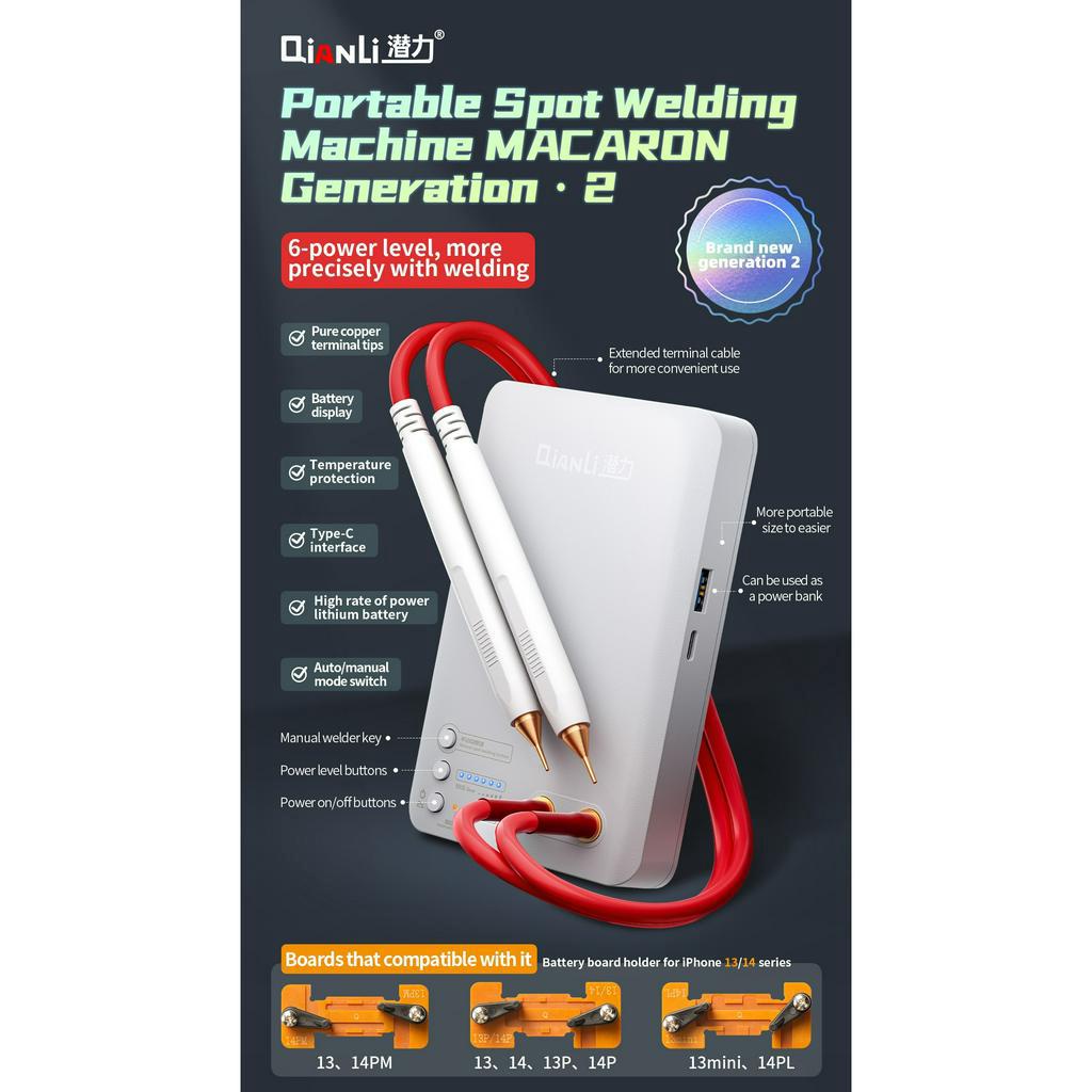 QIANLI MACARON PORTABLE SPOT WELDING MACHINE GENERATION 2 Shopee Malaysia
