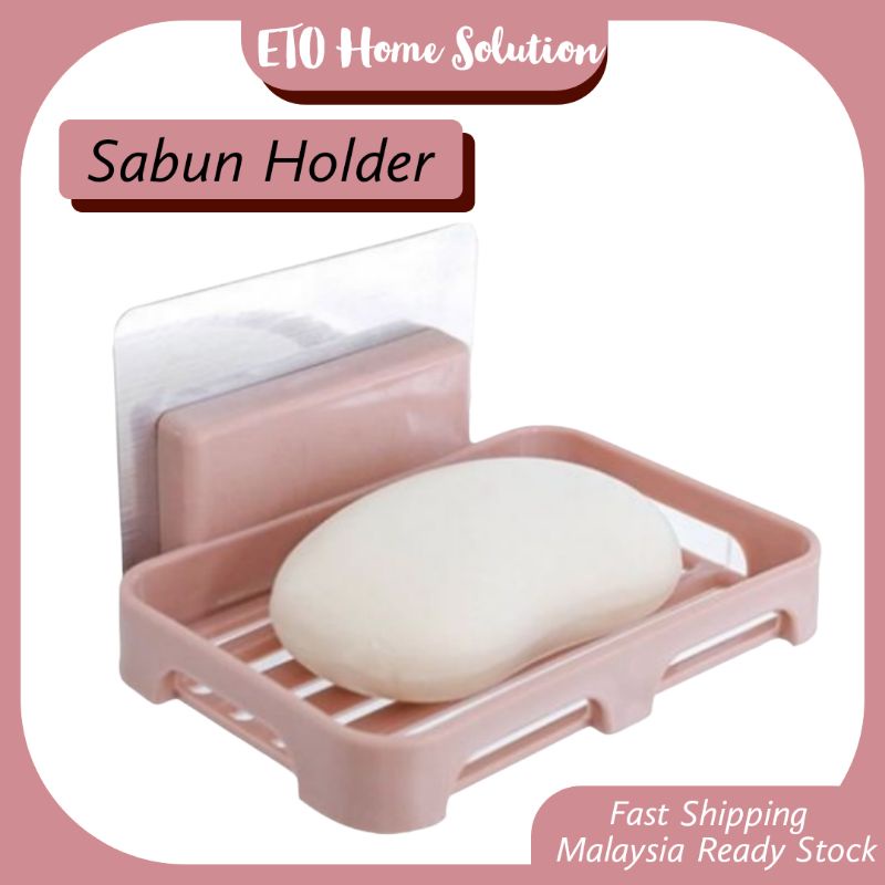 𝐄𝐓𝐎 Bathroom Soap Box Holder Kitchen Wall Mounted Hand Soap Holders Rak