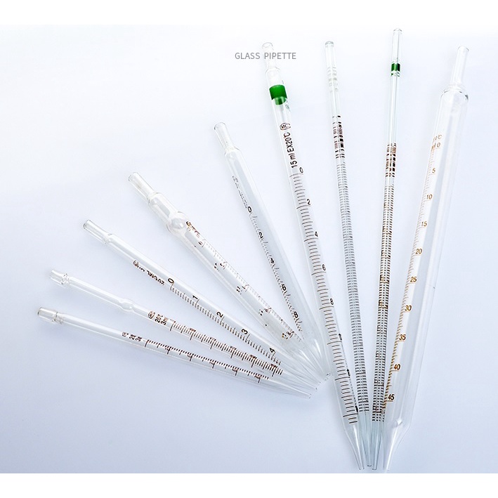 BOMEX Glass Serological Pipette, Reusable, Nonsterile, Measuring