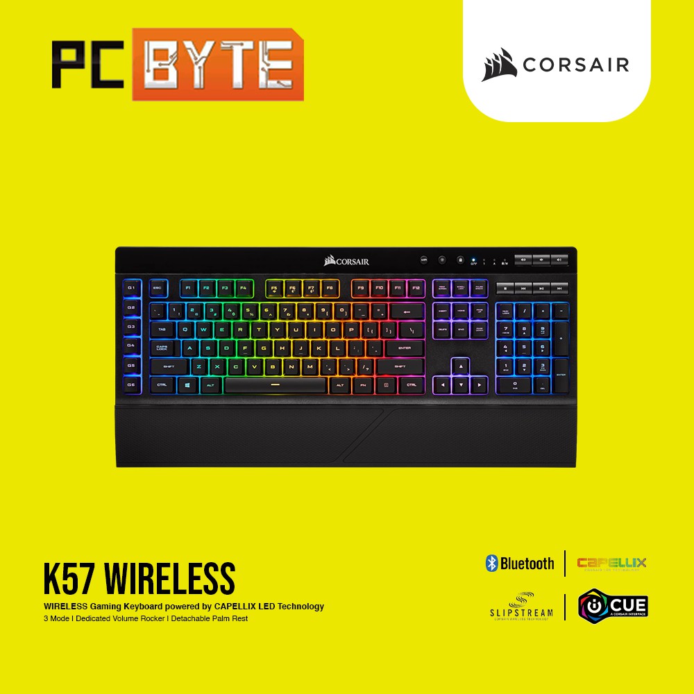 Corsair K57 RGB Wireless Gaming Keyboard Shopee Malaysia