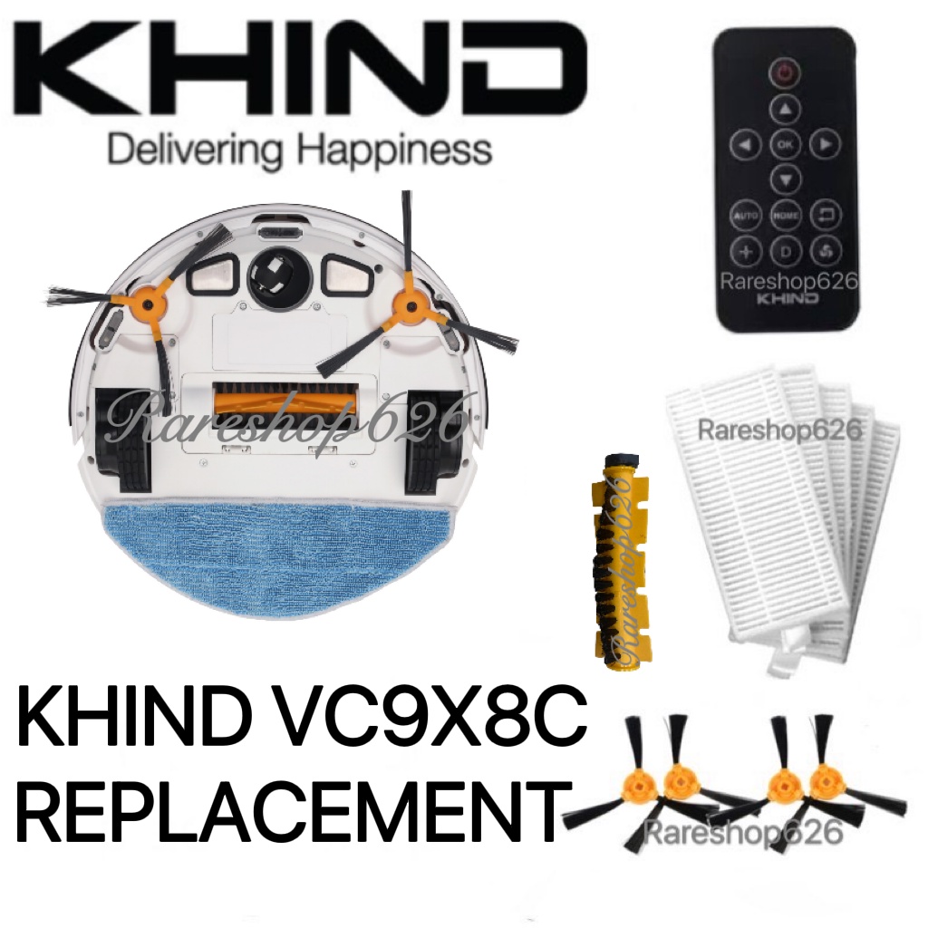 KHIND VC9X8C Robotic Vacuum Cleaner Parts Accessories Shopee Malaysia
