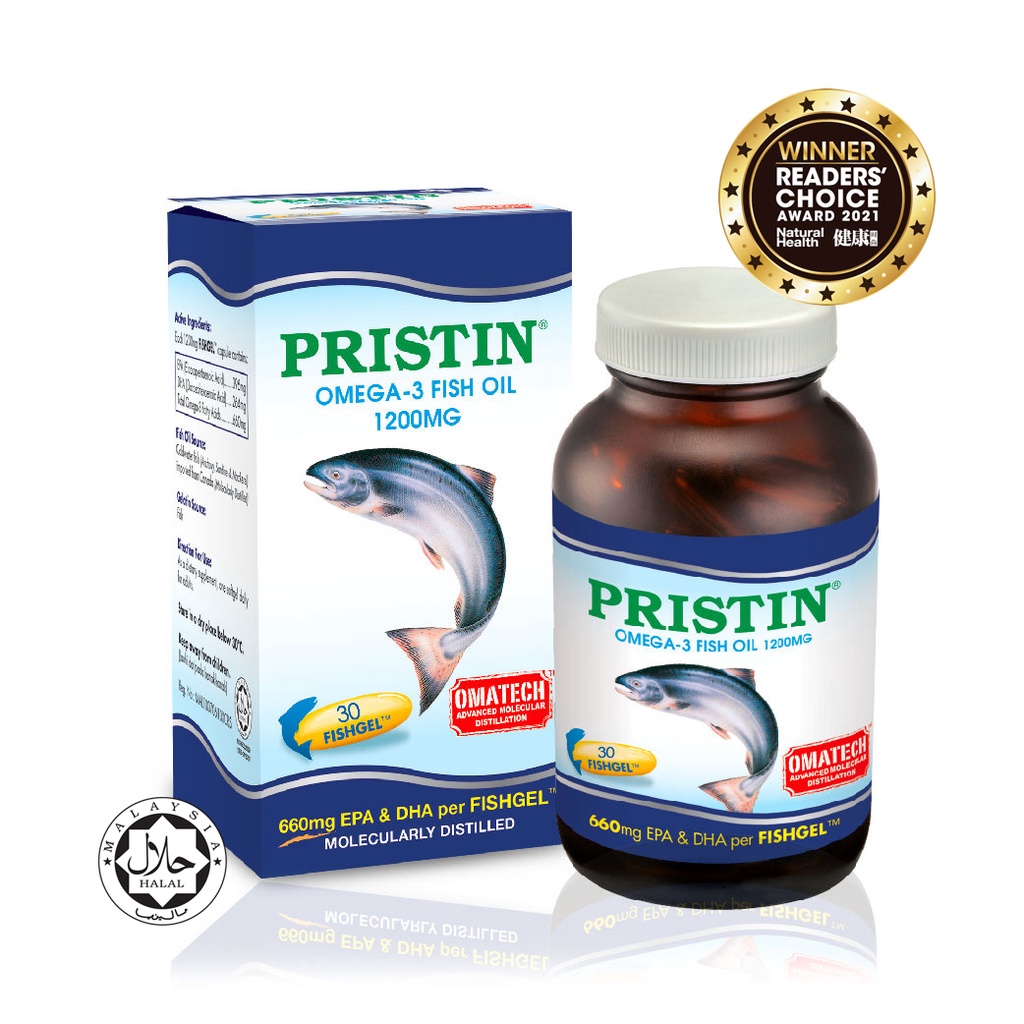 PRISTIN® OMEGA3 Fish Oil 1200MG (Capsules) Shopee Malaysia