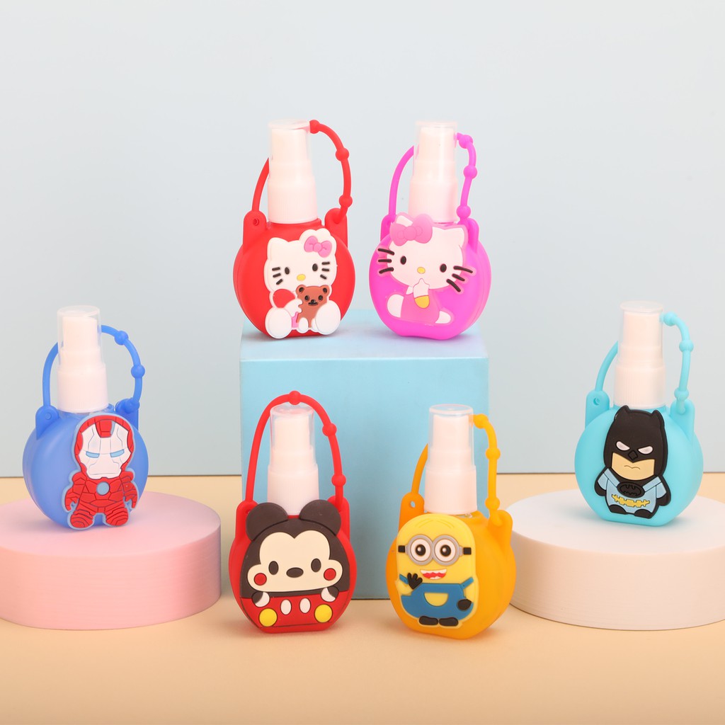 Alcohol Spray Bottle Silicone Hanging Bag Alcohol Spray Bottle 30ML