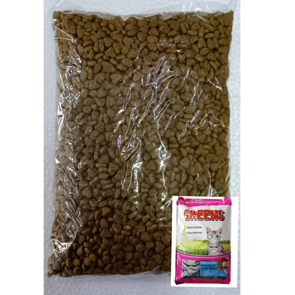 REPACK Greens Cat Food Skin & Coat (500G & 1KG) Shopee Malaysia