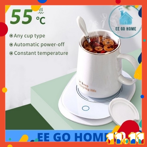 Cup Warmer/ Heating Beverage Coaster 55° / Thermostatic Warming Coaster