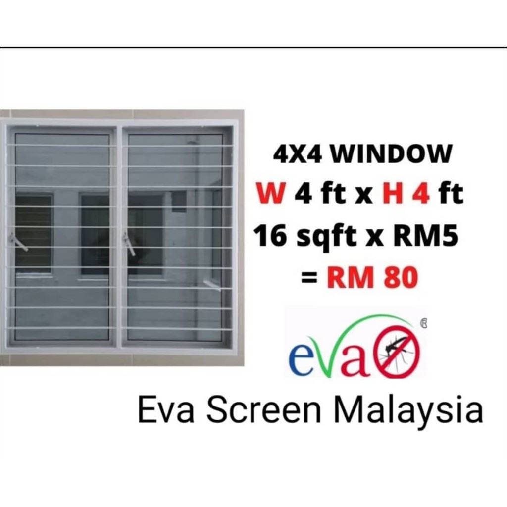 (DIY SUPER DURABLE Mosquito Netting) 4ft X 4ft Size AntiInsect Fly DIY