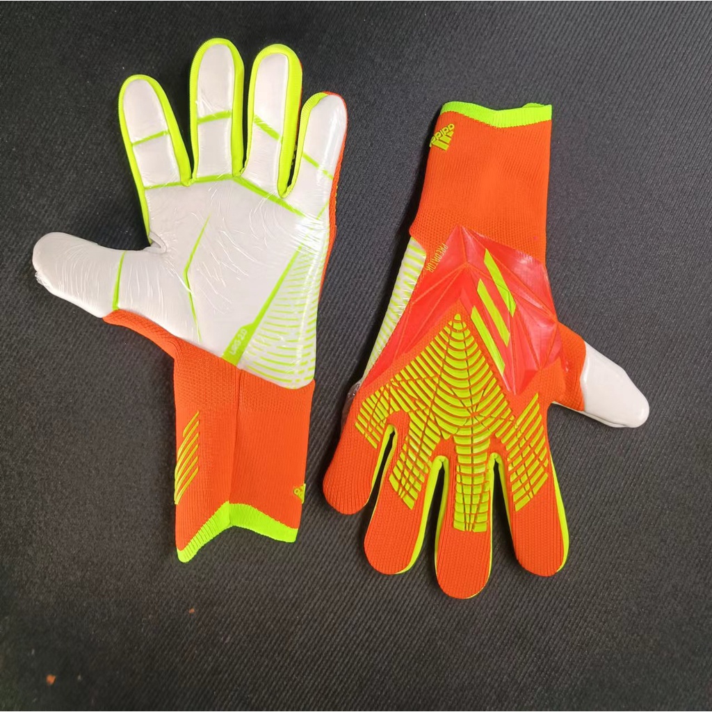 4MM New Design Men Goalie Soccer Goalkeeper Gloves Thicken Full Latex