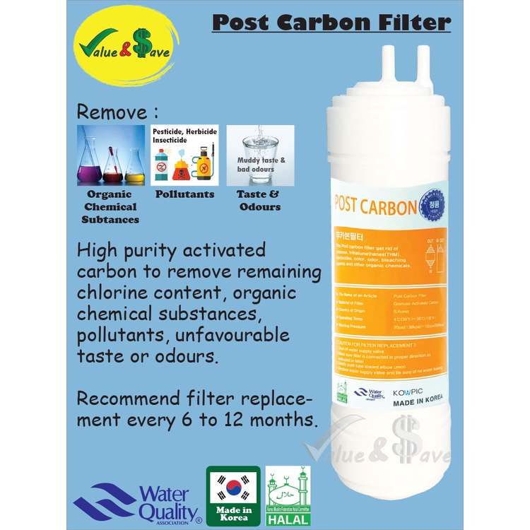 🔥Cheapest KOREA 8" Water Filter set(4 pcs) Compatible Cuckoo King Top