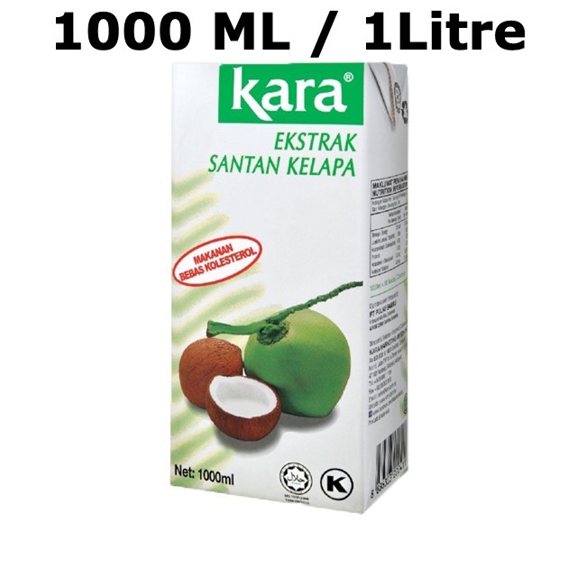 KARA Coconut cream santan 1Litre / Ekstrak Krim Kelapa 1000ml [ready