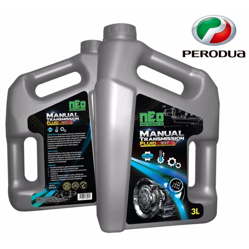 Manual Transmission Fluid API GL4 3L for Perodua Viva, Kancil, Axia