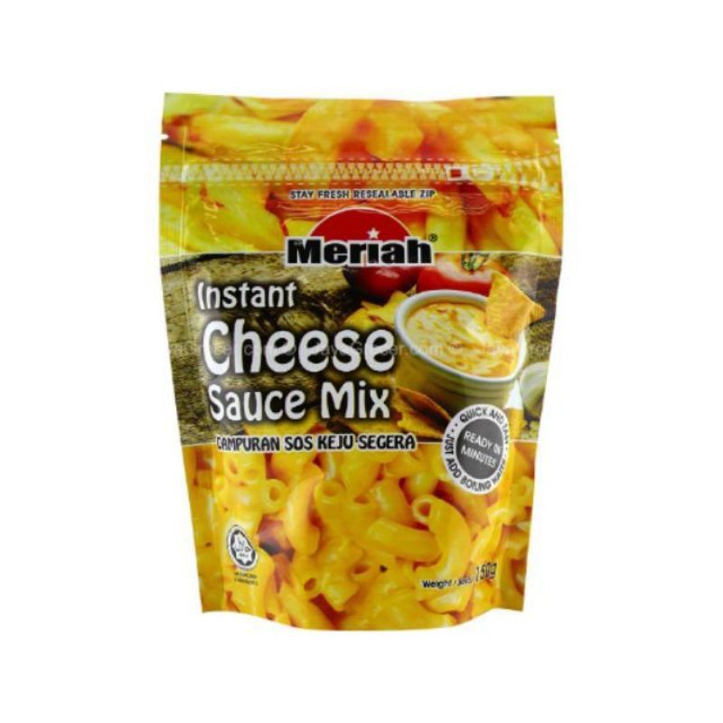 Meriah Instant Cheese Sauce Mix Powder, Campuran Sos Keju Segera150g