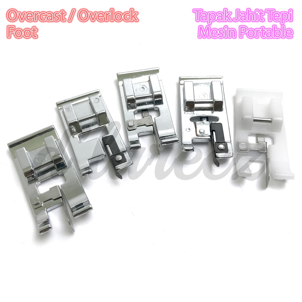 Tapak Jahit Tepi Mesin Portable / Overcast Foot / Overlock Foot
