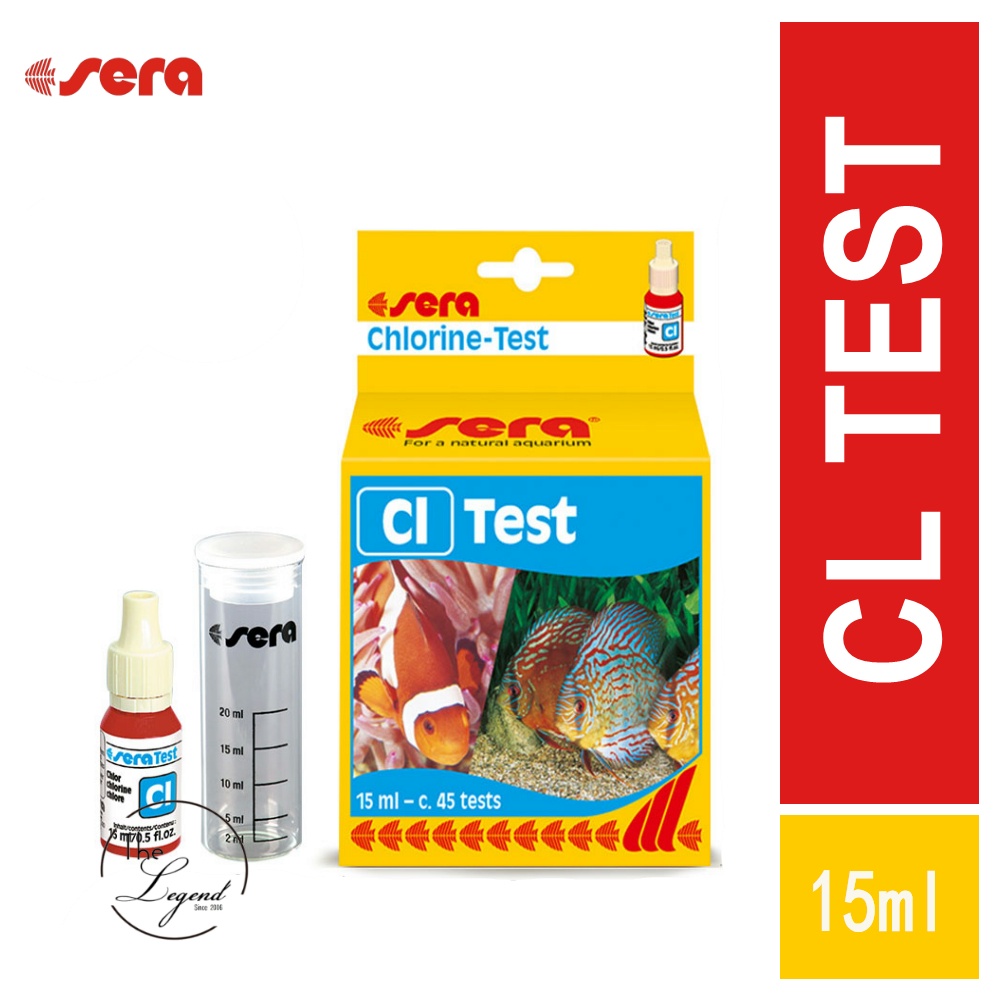 Aquarium Test Kit Sera Chlorine Test (CL) Aquarium Chlorine Tester