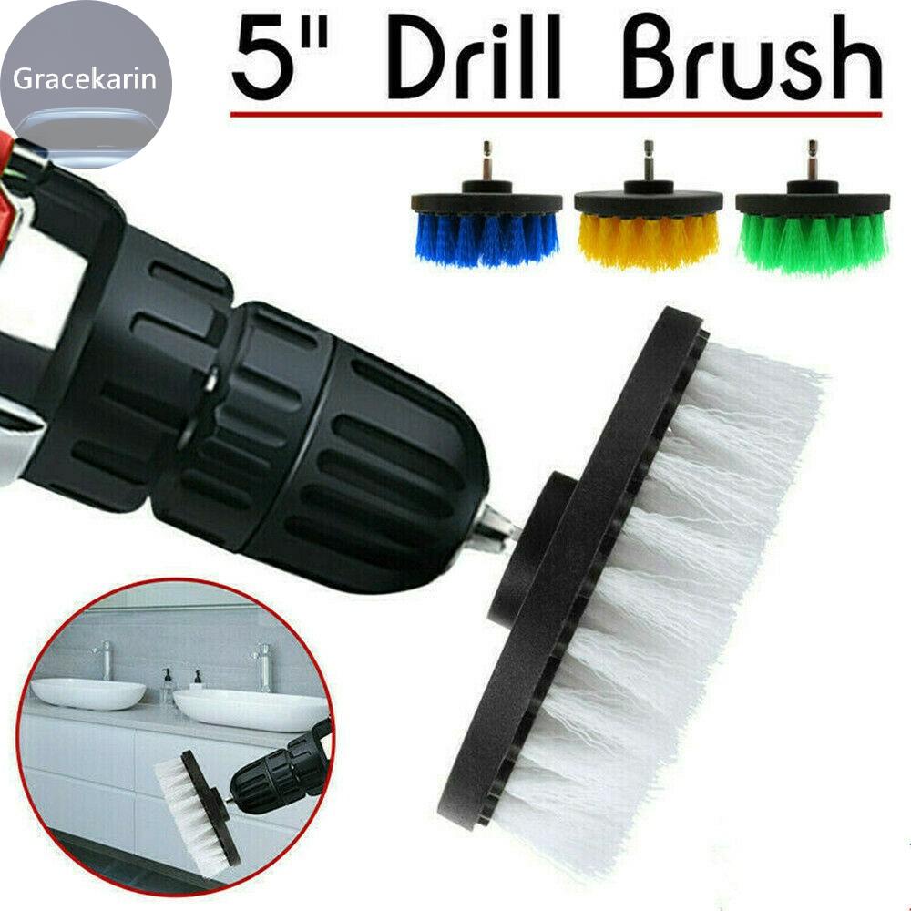 5\'\' Electric Drill Soft Brush For Carpet Leather&Upholstery Cleaning