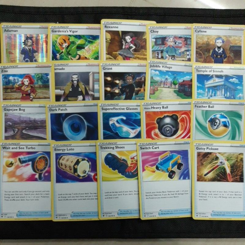 Pokemon Card TCG Astral Radiance Adaman/ Roxanne/ Temple of Sinnoh/ Dark Patch/ Switch Cart