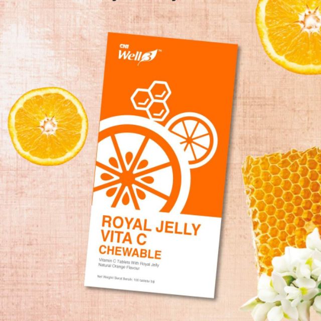 CNI Well3 Royal Jelly Vitamin C Chewable Shopee Malaysia