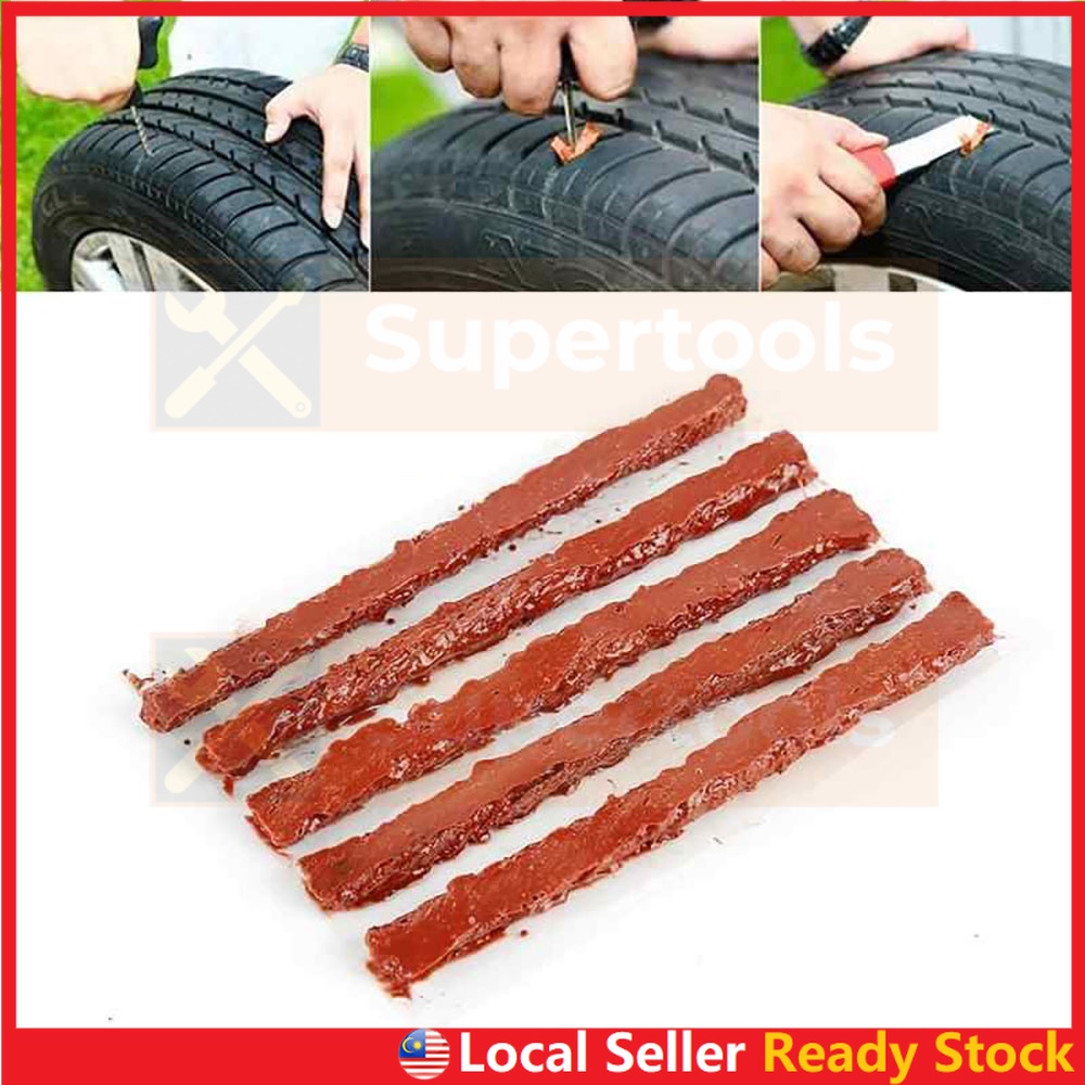 5pcs 4" Self Vulcanizing Tubeless Tire Tyre Repair Seal Strip Repair