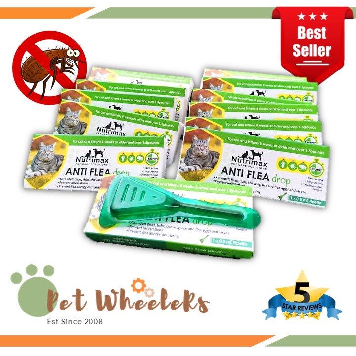 NUTRIMAX Cat Anti Flea Drop / Spot On (1 Pipette x 0.8ml) Shopee Malaysia