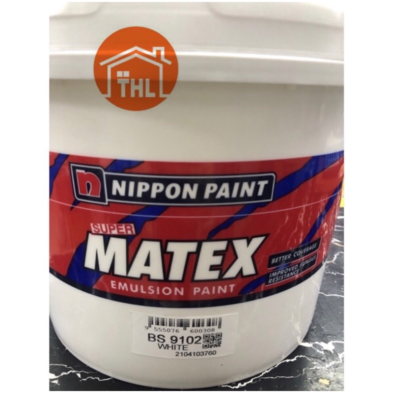 Nippon 9102 Matex Emulsion Paint 7L White BS 9102 Shopee Malaysia