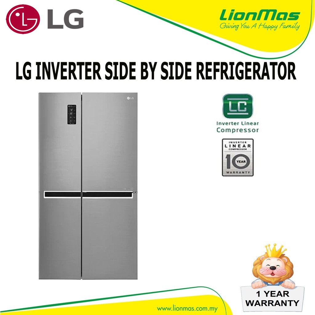 LG Multi Air Flow Inverter Side By Side Refrigerator (626 L) GC