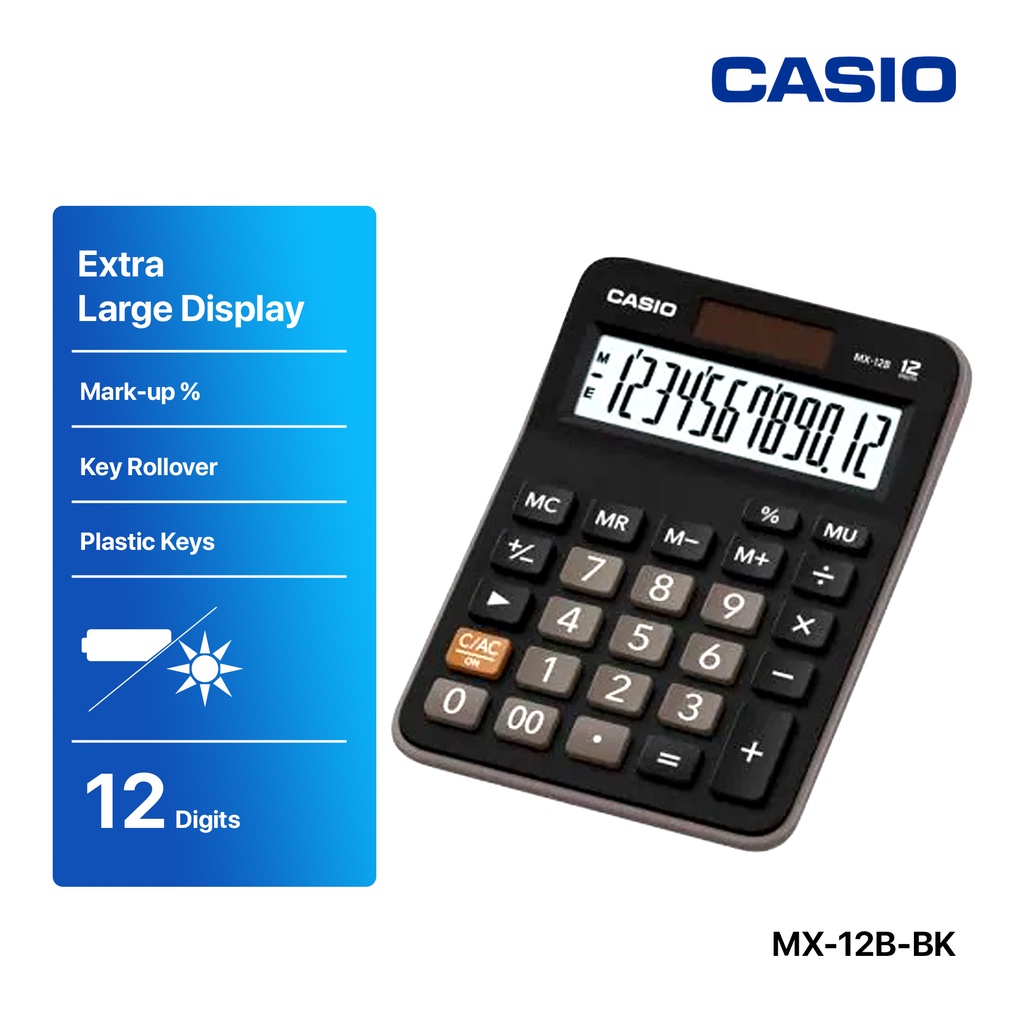 Casio Calculator Casio Calculator MX12B (12 Digit) Shopee Malaysia