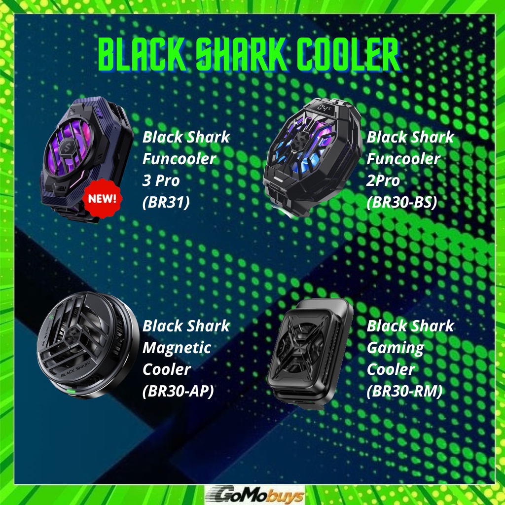 [Ready Stock] Black Shark Fun Cooler 3 Pro 2 Pro Gaming Cooler