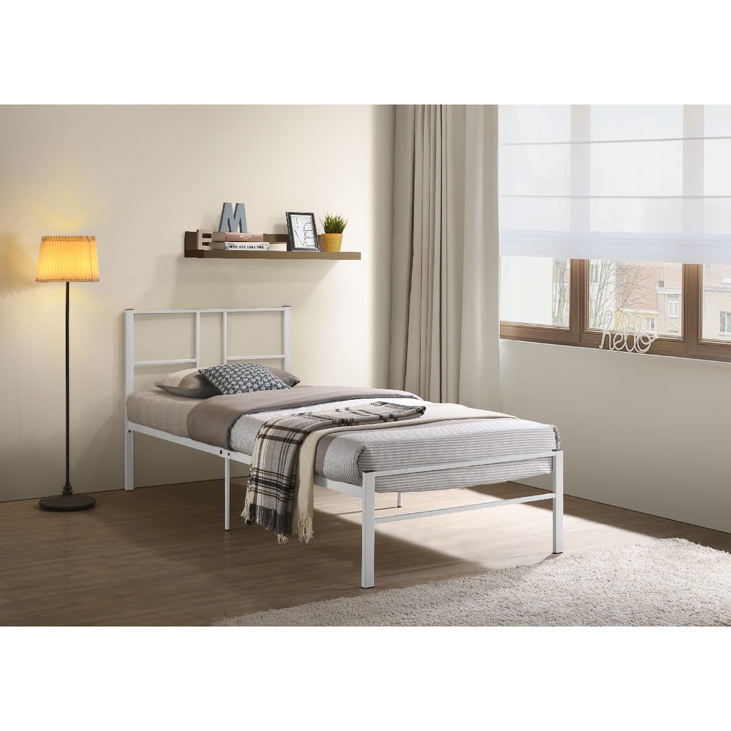 DEBBY Single Metal Bed Metal Single Bed Frame Katil Divan Single Katil