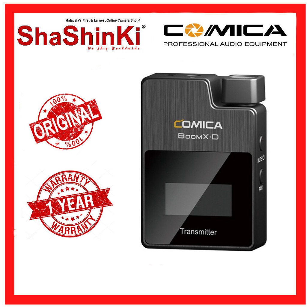 Comica Audio BoomXD TX ClipOn Digital Wireless Transmitter (2.4 GHz
