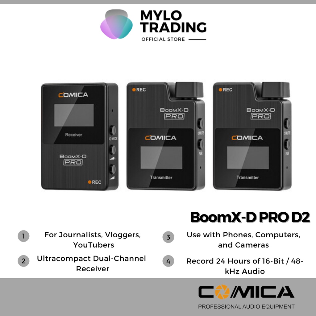 Comica Audio BoomXD PRO D2 2Person Digital Wireless