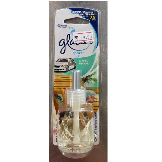 ⚡24hour Delivery⚡Glade Sport Car Air Freshener Refill New Car 7ml