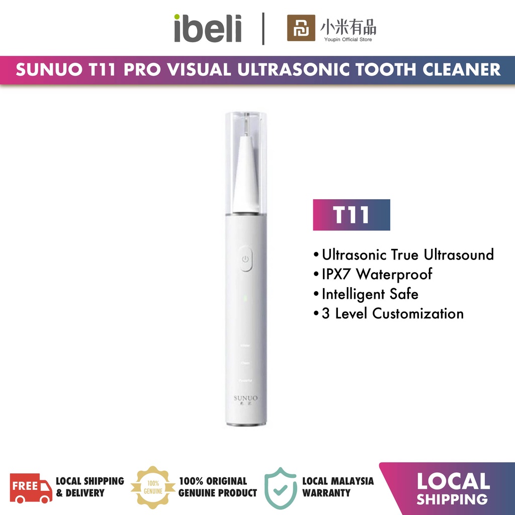 SUNUO T11 Pro Smart Intelligent Teeth Cleaning Visual Ultrasonic Dental