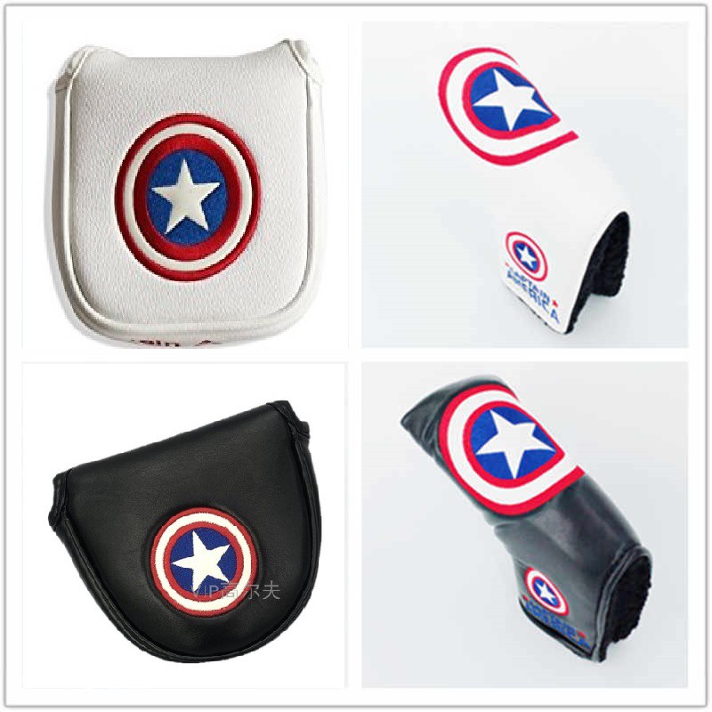 Captain America Blade and Mallet Golf Putter Head Cover Shopee Malaysia