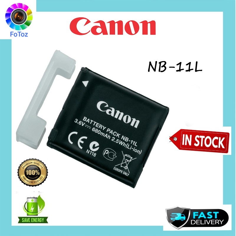 Canon NB11L /11LH ( 1Years Warranty) 3.6V 680mAh 2.5Wh LithiumIon