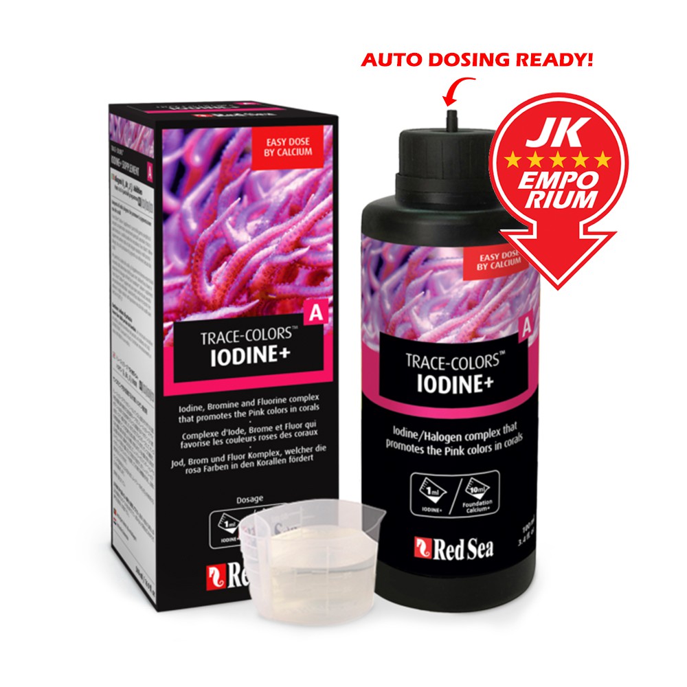500ml Red Sea TraceColors A Iodine+ Supplement Coral Colors Reef Trace