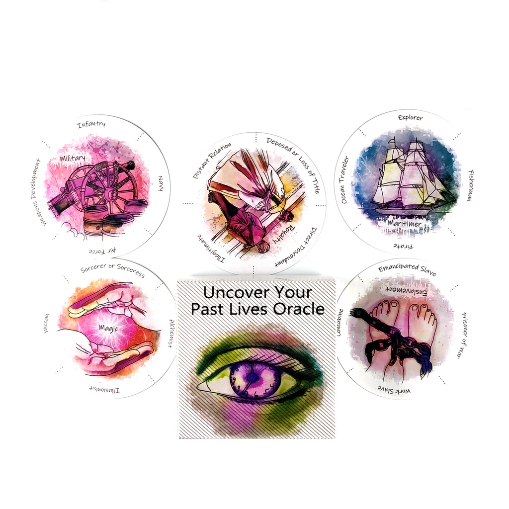 Uncover Your Past Lives Oracle Tarot Cards Fate Divination Tarot Deck