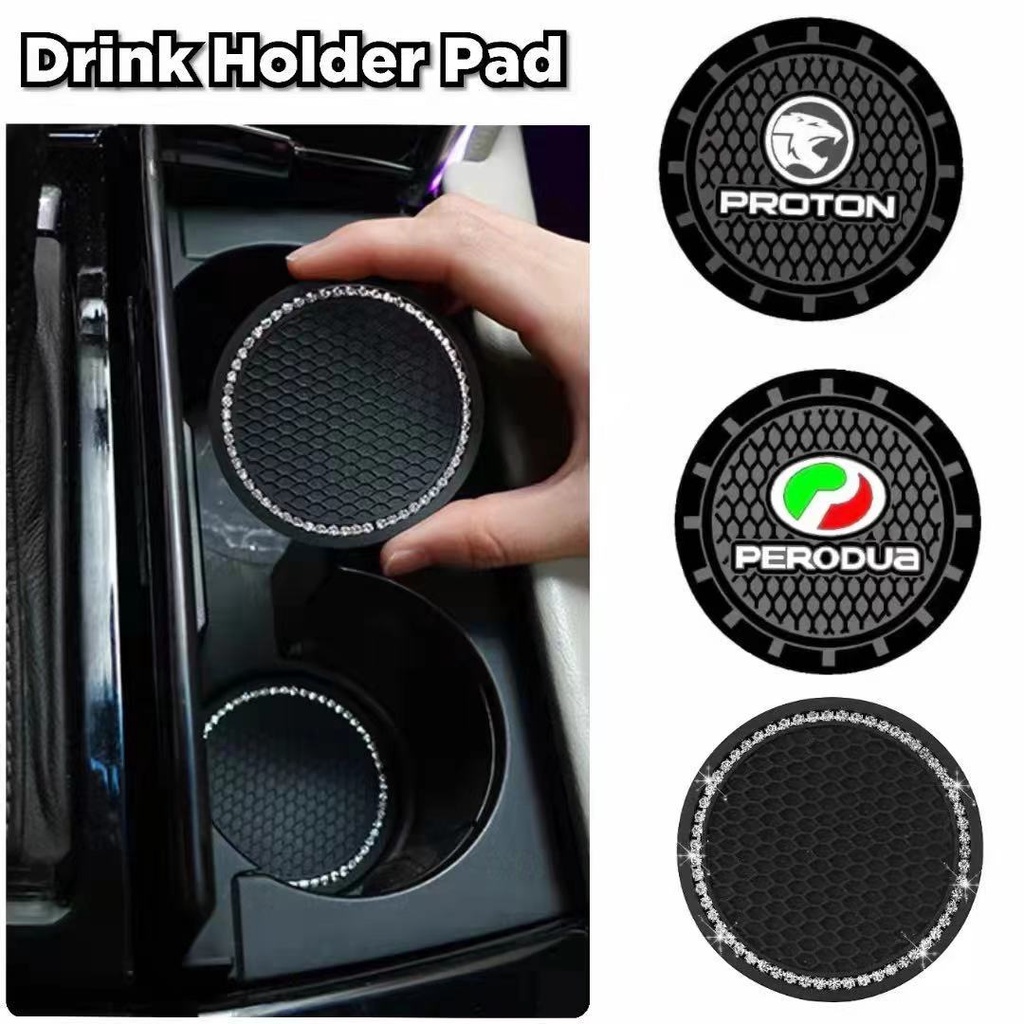 1PCS Universal Car Coasters Non Slip Coaster Car Cup Holder Mat Anti