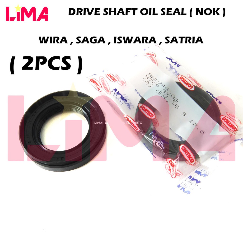 PROTON WIRA / SATRIA / SAGA / ISWARA DRIVE SHAFT OIL SEAL 2 PCS