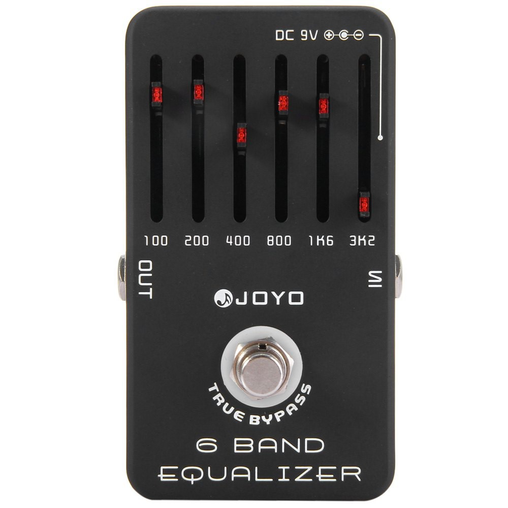 JOYO JF 11 True Bypass Design 6 Band EQ Equalizer Guitar Effect Pedal