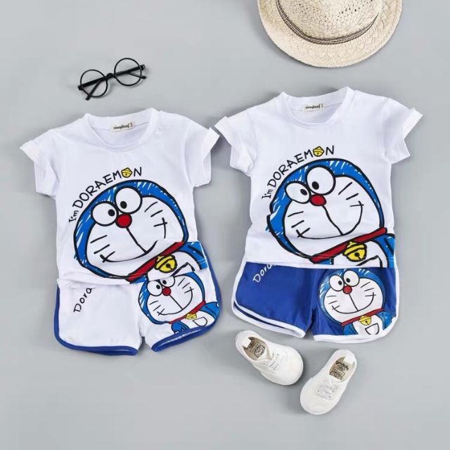 DORAEMON Clothing Set For Babies 818kg Shopee Malaysia
