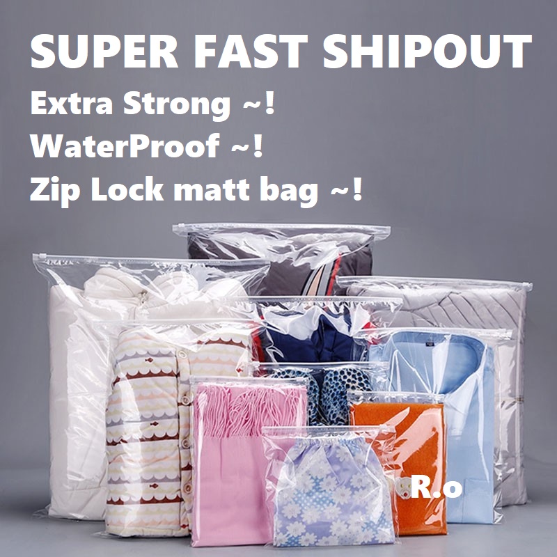 Super Strong, Matte Zip Lock Bag Plastic Zip Bag Zipper Bag Packaging
