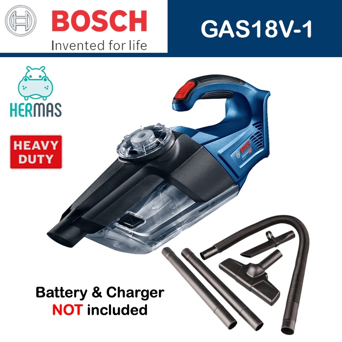 BOSCH GAS18V1 (SOLO) CORDLESS VACUUM CLEANER Shopee Malaysia