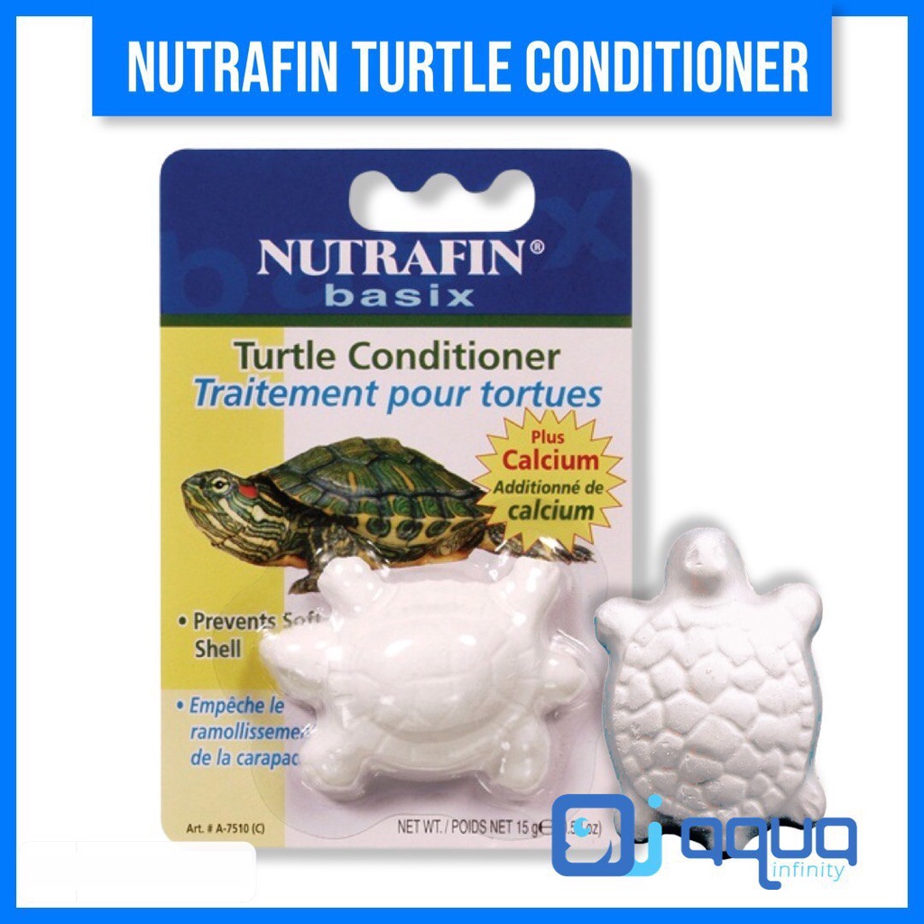 🔥Ready Stock🔥 NUTRAFIN Basix Turtle Conditioner 15g Turtle Calcium Turtle Water Conditioner