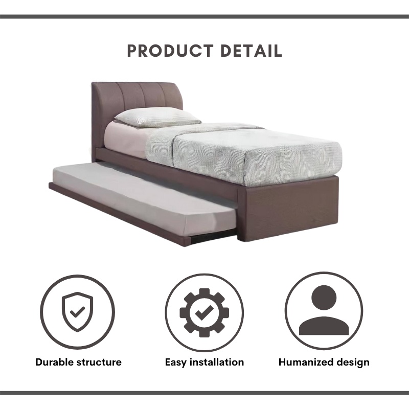 Single Bed Pull Out / Katil Bujang / Single Bed Frame / STARS katil