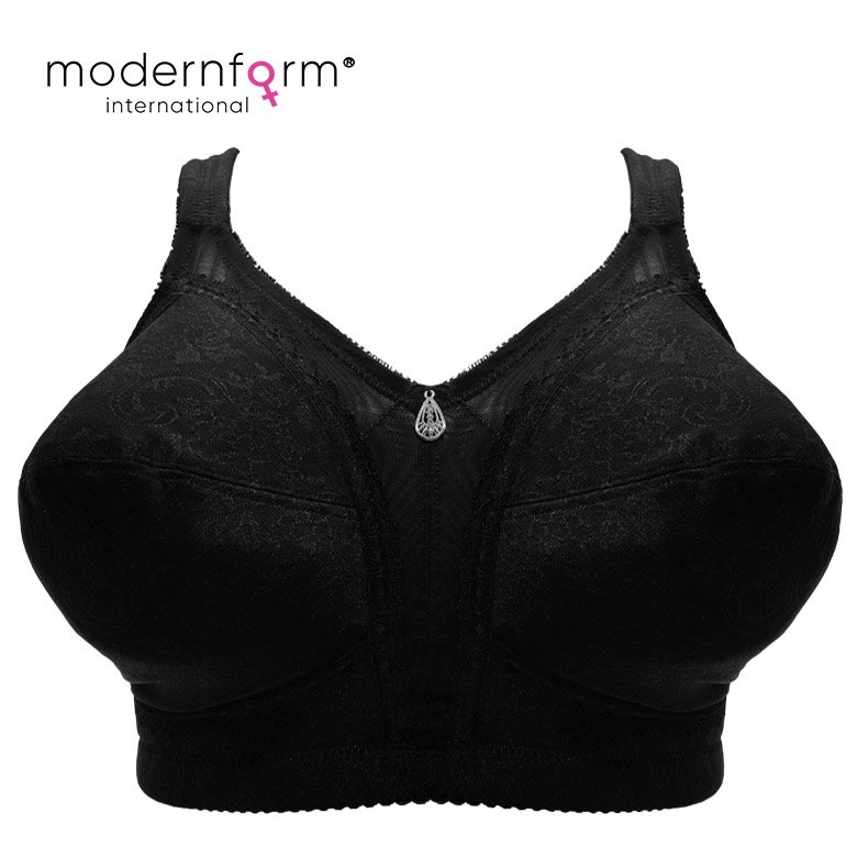 Modernform Bra Cup E Big Full Cup Design Mama Bra with Lace Nonwired