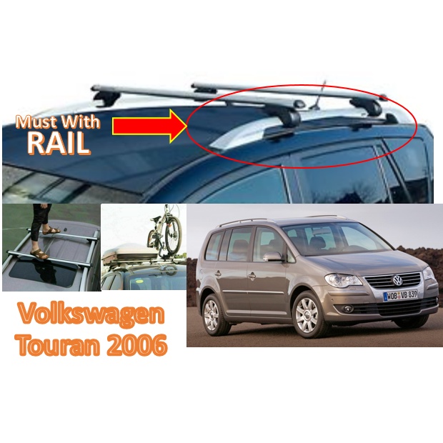 Volkswagen Touran 2006 New Aluminium universal roof carrier Cross Bar Roof Rack Bar Roof Carrier