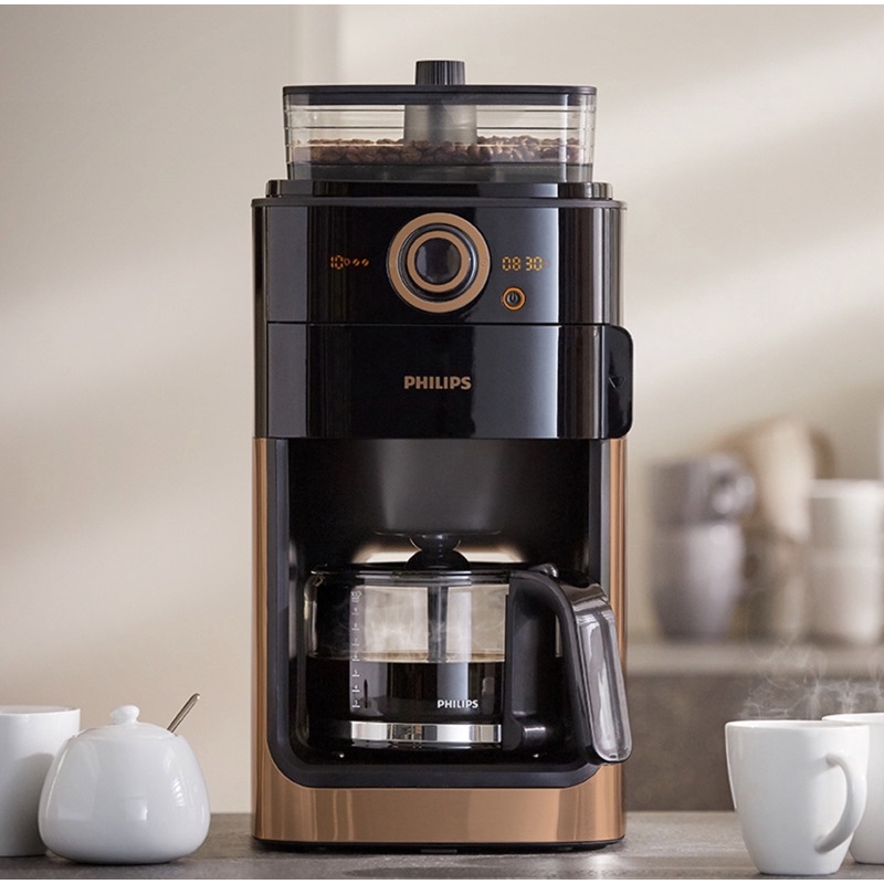 Philips Grind & Brew Coffee Maker Machine HD7768/70 Shopee Malaysia