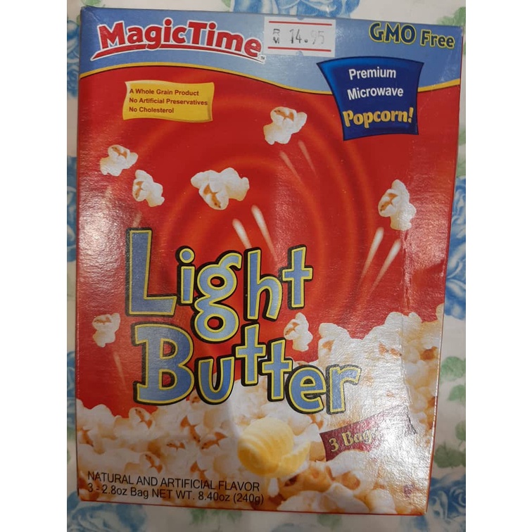 Magic TimePopcornLight Butter 240g/Magic TimePopcornMentega Ringan