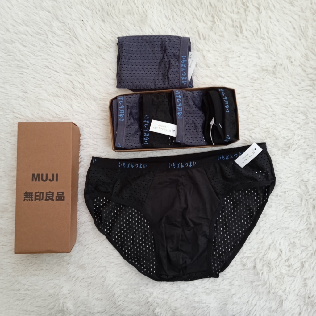 Muji Ventilated Men'S Briefs, HighClass Men'S Underwear Made In Japan
