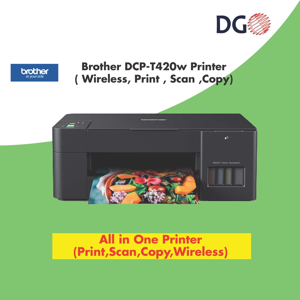 Brother DCPT420w Printer ( Wireless, Print , Scan ,Copy) Shopee Malaysia